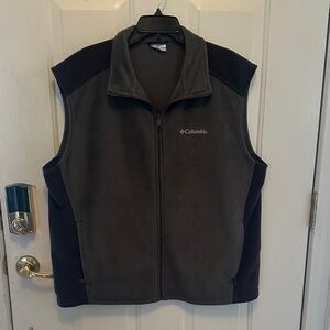 Columbia Charcoal Fleece Vest